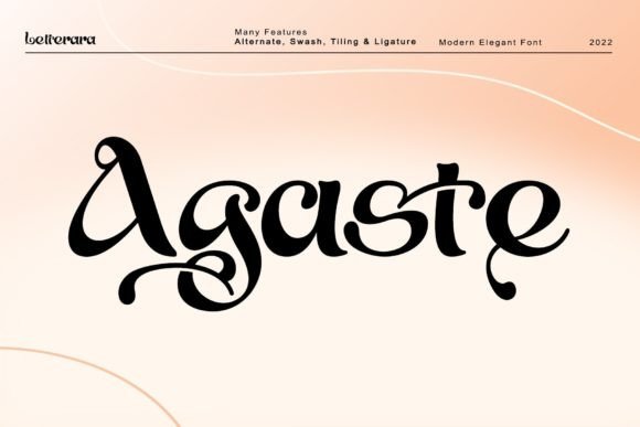 Agaste Typeface: Elevating Digital Brand Identity