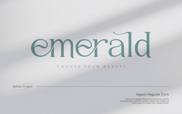 Agesti: The Elegant Serif Font for Handmade Branding