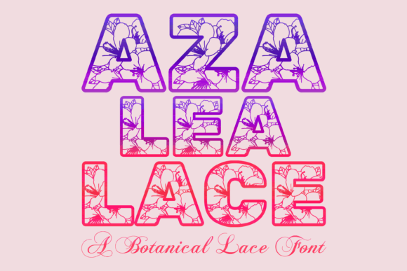Azalea Lace: A Decorative Typeface for Elegant Editorial Design