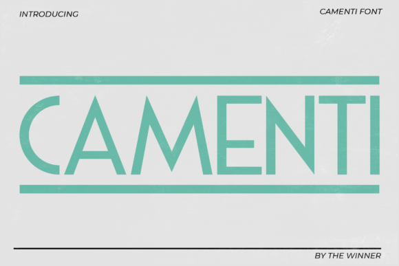 Camenti: The Elegant Sans Serif Font for Polished Branding