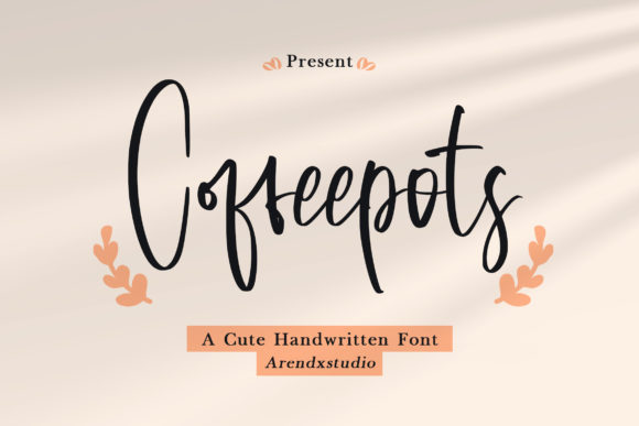 Coffeepots: A Handwritten Typeface for Warm Editorial Design