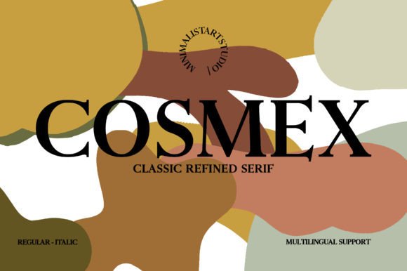 Cosmex: The Elegant Serif Font for Modern Digital Branding
