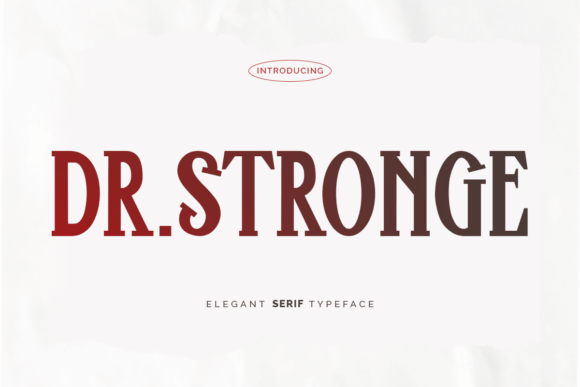 Dr.stronge: A Premium Serif Typeface for Modern Web Design
