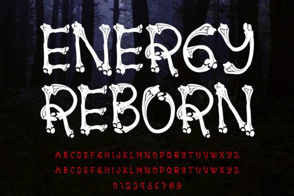 Energy Reborn: The Spooky Typeface for Scroll-Stopping Campaigns