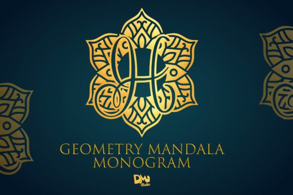 Geometry Mandala Monogram: The Premium Typeface for Modern Web Design