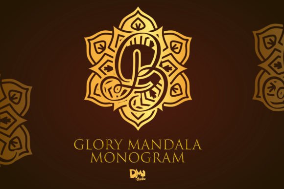 Glory Mandala Monogram: A Premium Decorative Typeface for Brand Identity