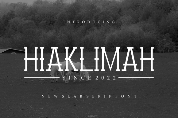 Hiaklimah: The Thin Slab Serif Typeface for Modern Web Design