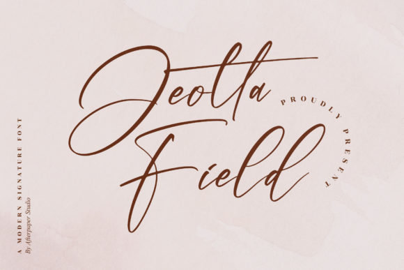Jeotta Field Typeface: A Delicate Script for Elegant Web Design