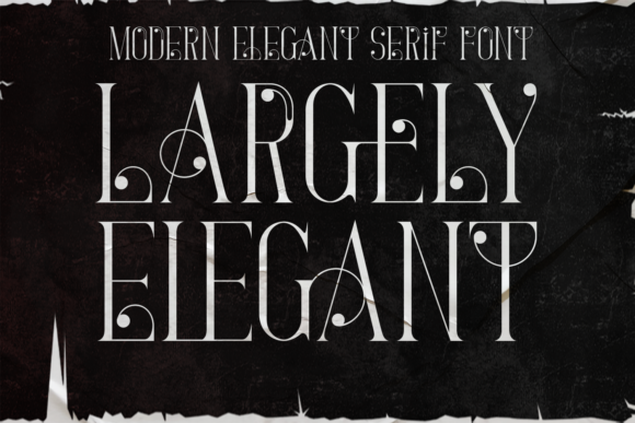 Largely Elegant: The Premium Serif Font for Polished Brand Identity