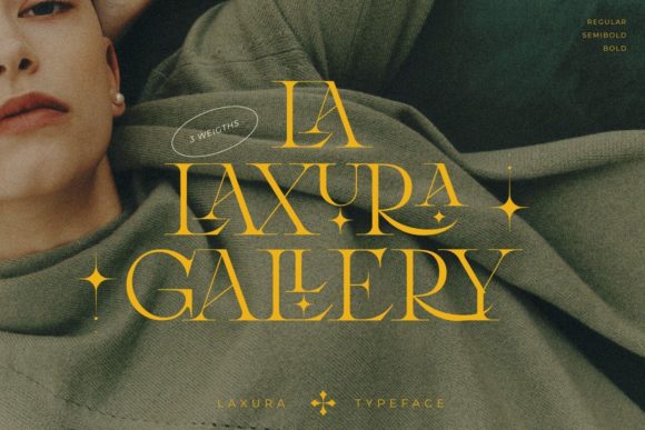 Laxura Typeface: Elevate Your Brand Identity With Elegant Serif Typography