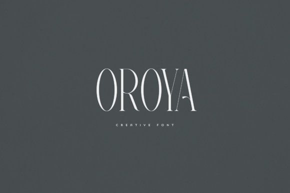 Oroya: The Elegant Serif Font for Modern Editorial Design