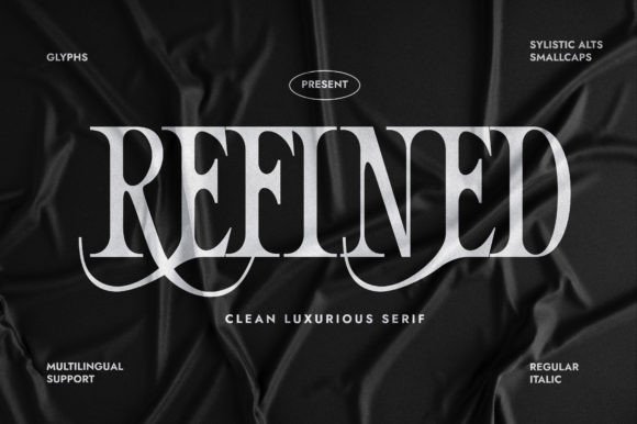 Refined: A Luxurious Serif Typeface for Modern Editorial Design
