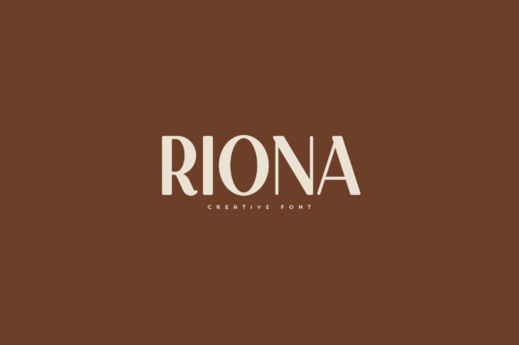 Riona: The Elegant Serif Font for Modern Digital Brands