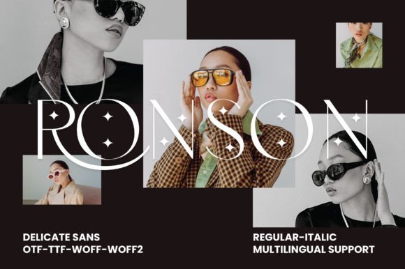 Ronson: The Premium Sans Serif Typeface for Modern Brand Identity