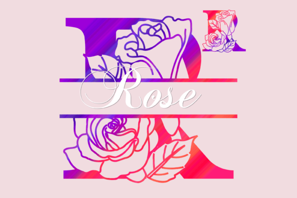 Rose Split: An Elegant Decorative Font for Editorial Design
