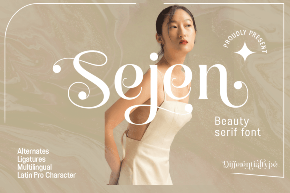 Sejen: Elevating Brand Identity with Elegant Serif Typography