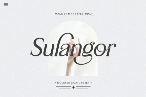 Sulangor: The Serif Typeface That Elevates Brand Visuals