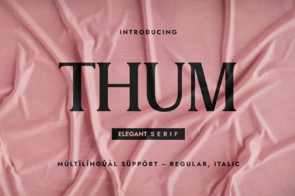 Thum Typeface: Elevating Campaign Clarity and Brand Identity