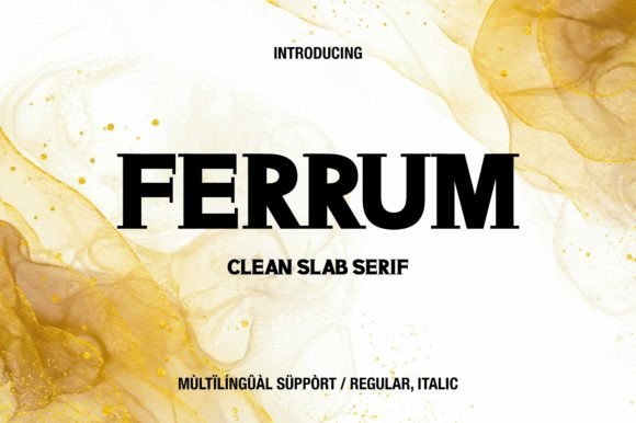 Why Ferrum Is the Perfect Slab Serif for Your Brand Identity